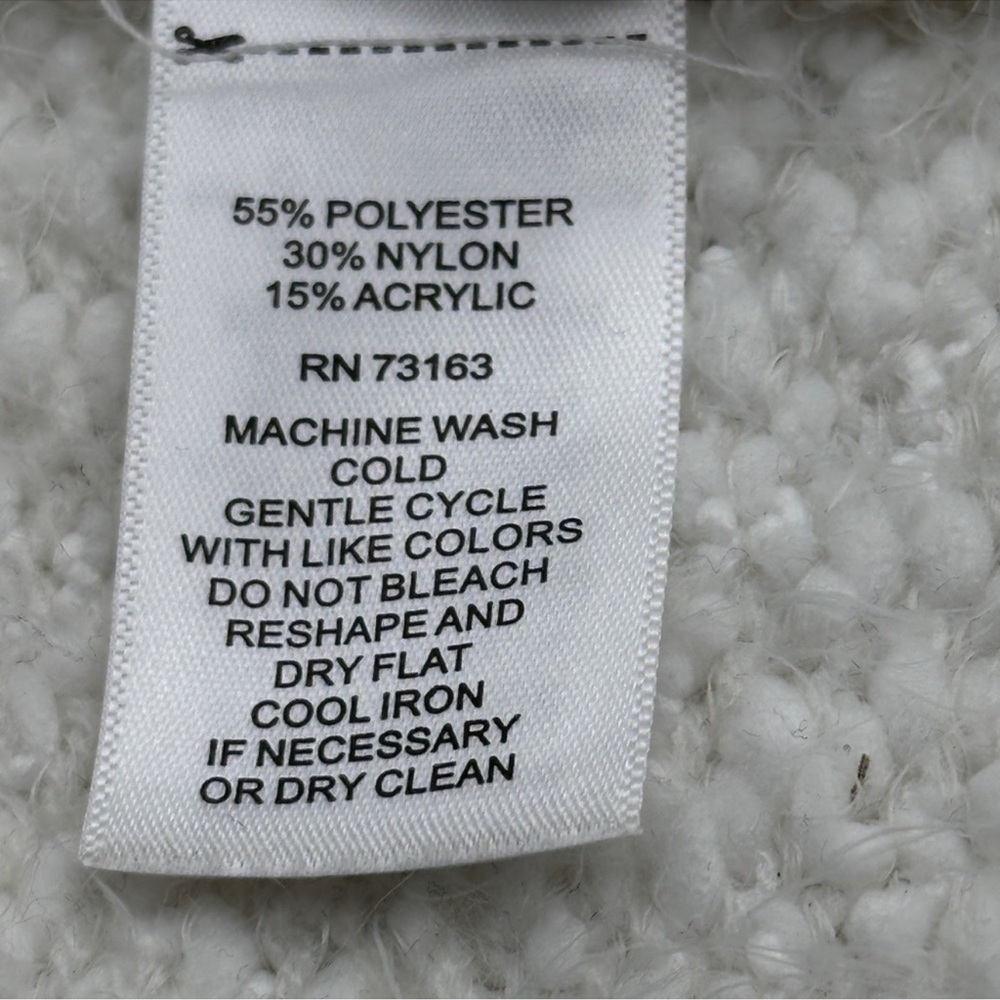 Cupio Pink & White Ombre Cardigan Sweater Womens Open Front size Small (A33) - Picture 4 of 6